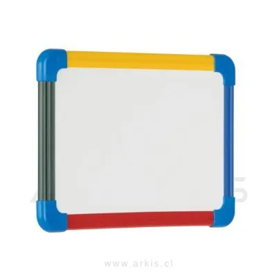 Pizarra Magnética Bisilque Escolar Doble Cara 29.7X42 cm