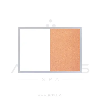 Pizarra Magnética Datazone Blanca/Corcho 60X45Cm