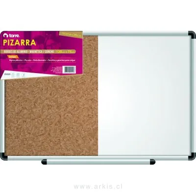 Pizarra Mixta Torre 120x75 cm
