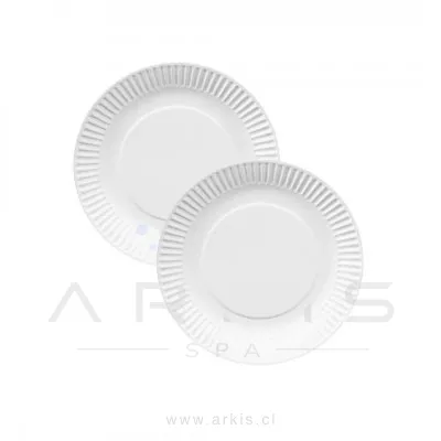 Plato de Cartón Feco Ocasión 18 cm 50 Unidades