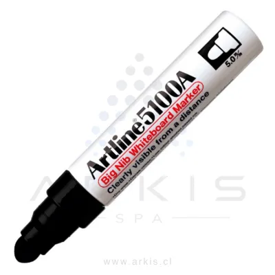 Plumón Pizarra Artline 5100A Jumbo Recargable Negro