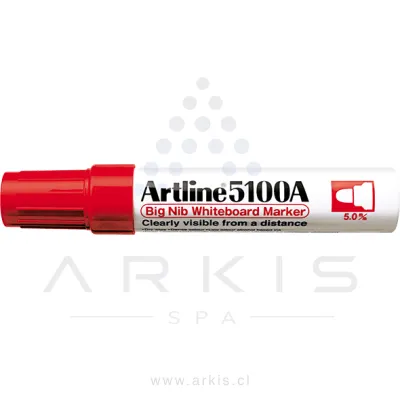 Plumón Pizarra Artline 5100A Jumbo Recargable Rojo