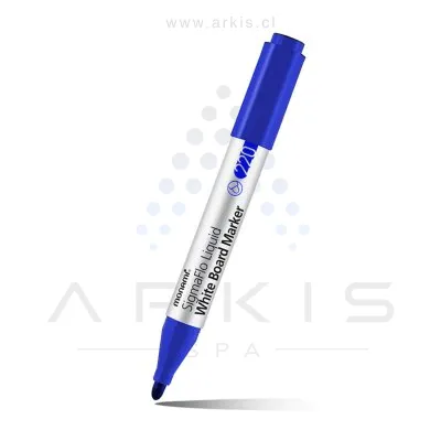 Plumón Pizarra Monami SigmaFlo Liquid 220 2 mm Azul