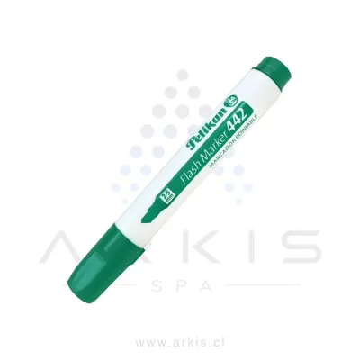 Plumón Pizarra Pelikan 442 Punta Biselada Verde