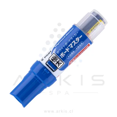 Plumón Pizarra Pilot Jumbo Vbmaster Punta Biselada 13 mm Azul