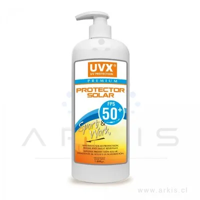 Protector Solar Uvx Dispensador con Válvula 50+ Crema 1 L