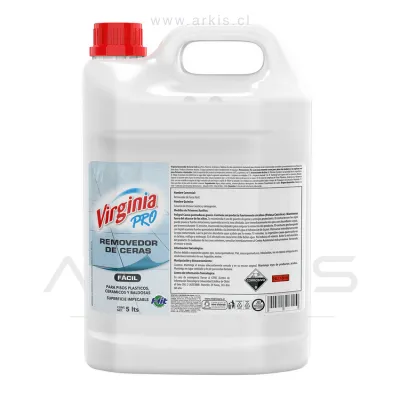 Removedor de Cera Virginia Pro Fácil 5 L
