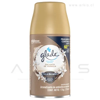 Repuesto Desodorante Ambiental Glade Automático Encanto de Vainilla 270 ml