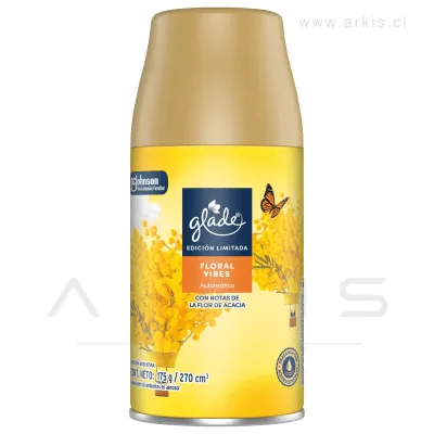 Repuesto Desodorante Ambiental Glade Automático Floral Vibes 270 ml