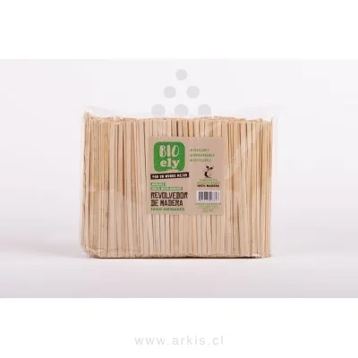 Revolvedor de Madera Bioely 14 cm 1000 Unidades