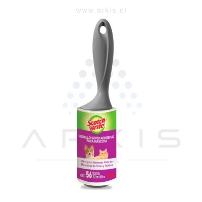 Rodillo 3M Scotch Brite Limpiador de Ropa Lint Roller 56 Hojas