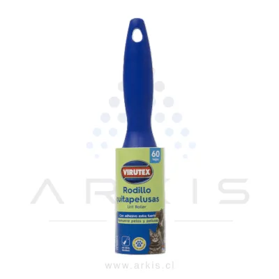 Rodillo Virutex Quitapelusas Lint Roller 60 Hojas