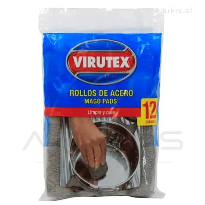 Rollos de Acero Virutex Mago Pads 12 Unidades