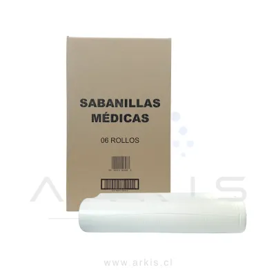 Sabanilla Médica Tecnoroll 50 m Caja de 6 Rollos