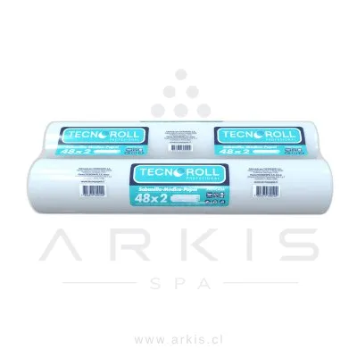 Sabanilla Tecnoroll Prepicada Pack de 2 Rollos 50 cm x 48 M