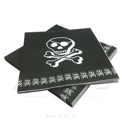 Servilleta Feco Halloween Calavera 33x33 cm 20 Unidades