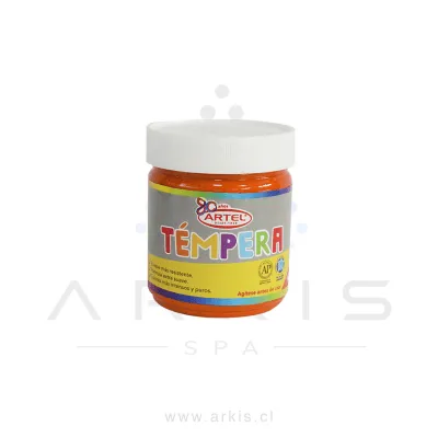Témpera Artel 100 ml Naranjo