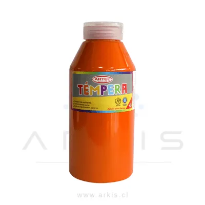 Témpera Artel 500 cc Naranja
