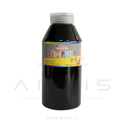Témpera Artel 500 cc Negra