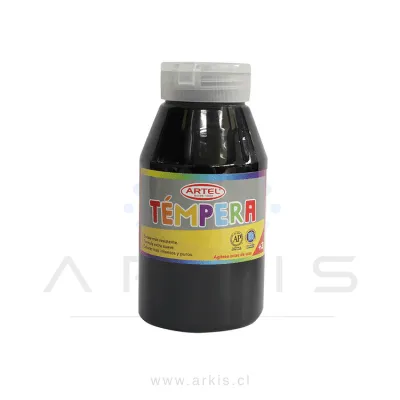 Témpera Artel N°21 250 cc Negro