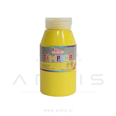 Témpera Artel N°72 250 cc Amarillo