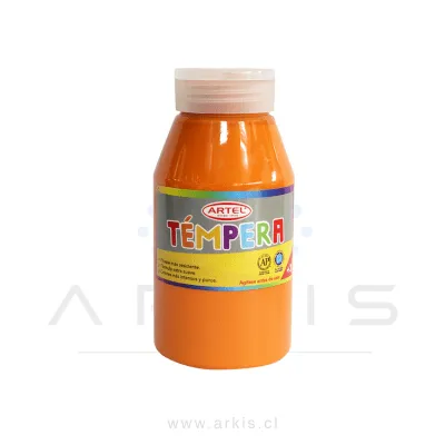 Témpera Artel N°77 250 cc Naranjo
