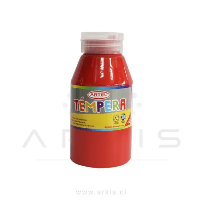 Témpera Artel N°88 250 cc Rojo