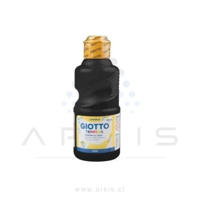 Témpera Giotto 250 ml Negro