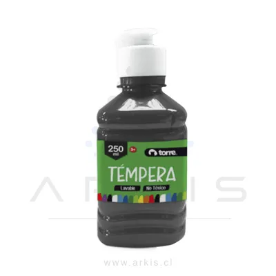 Témpera Torre 250 cc Negro