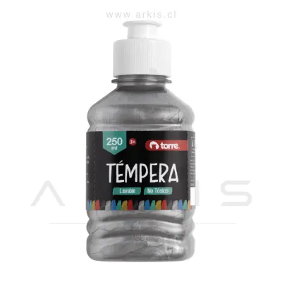 Témpera Torre 250 cc Plateado