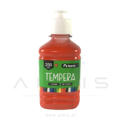 Témpera Torre 250 cc Rojo
