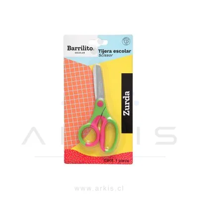 Tijera Escolar Barrilito Zurdos 12.7 cm