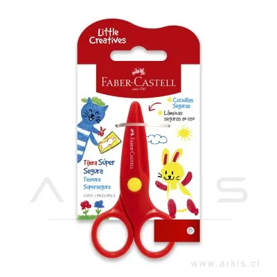 Tijera Escolar Faber Castell Little Creatives