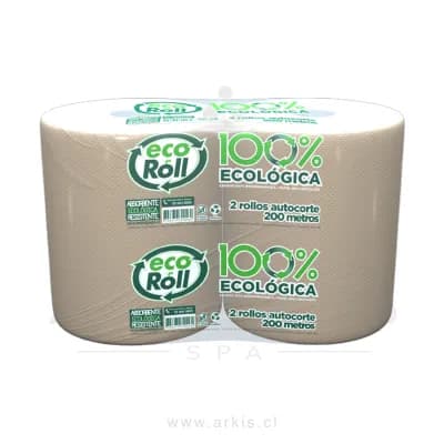 Toalla de Papel Ecoroll Ecológica 2 Rollos 200 m