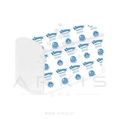 Toalla de Papel Kleenex Interfoliada Supreme 150 Unidades Doble Hoja