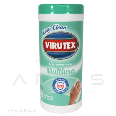Toalla Desinfectante Virutex Fresh Pote de 35 Unidades