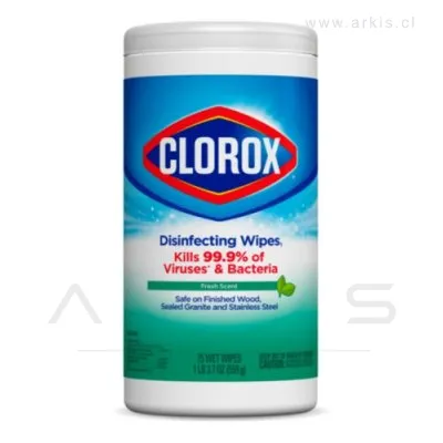 Toallitas Desinfectantes Clorox Desinfectantes 75 Unidades