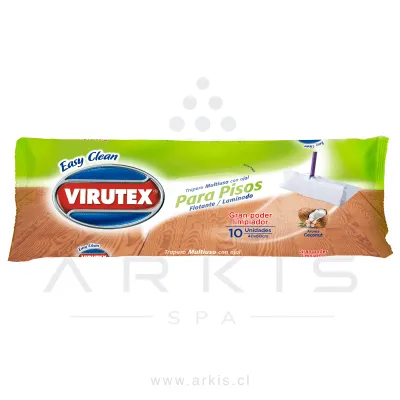 Trapero Húmedo Virutex Piso Flotante con Ojal 10 Unidades