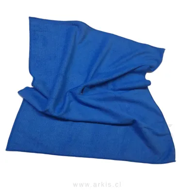 Trapero Microfibra Manos de Chile con Ojal 50X70 cm Azul