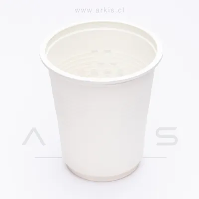 Vaso Desechable Bio Ely 16 Oz 500 ml Blanco Paquete 50 Unidades