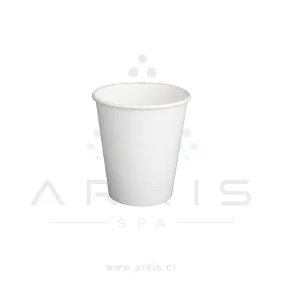 Vaso Polipapel Blanco de 180 ml 6 Oz 50 Unidades