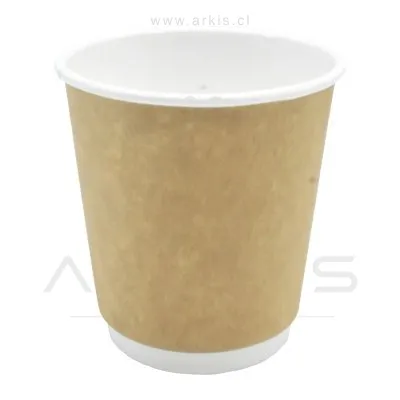 Vaso Polipapel Eco Kraft de 240 ml 8" 25 Unidades