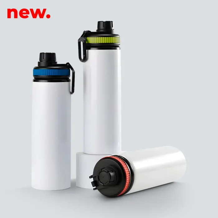 Botella Aluminio Sublimación Tapa Dentada SG 800 ml
