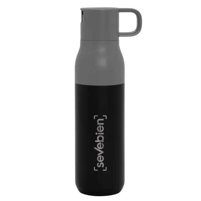 Botella térmica con dos tapas «ROLLING TOP»