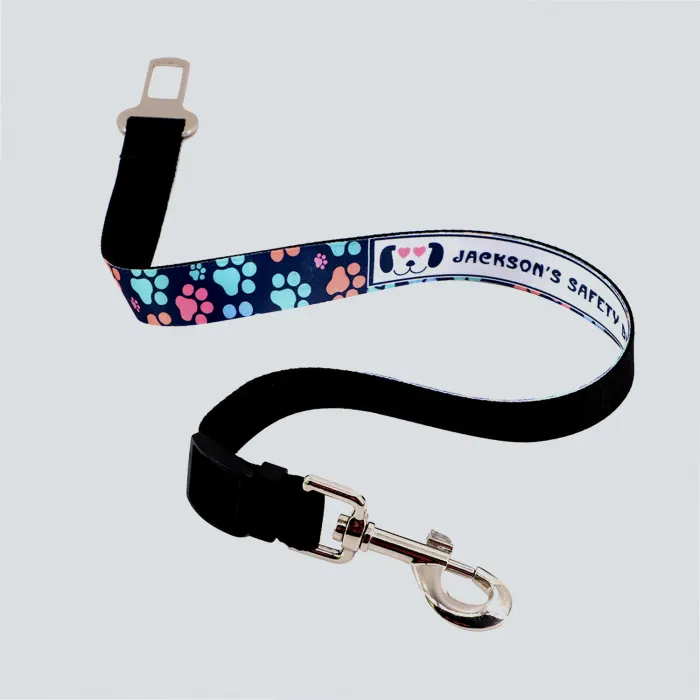 Cinturón sublimable de mascota para auto