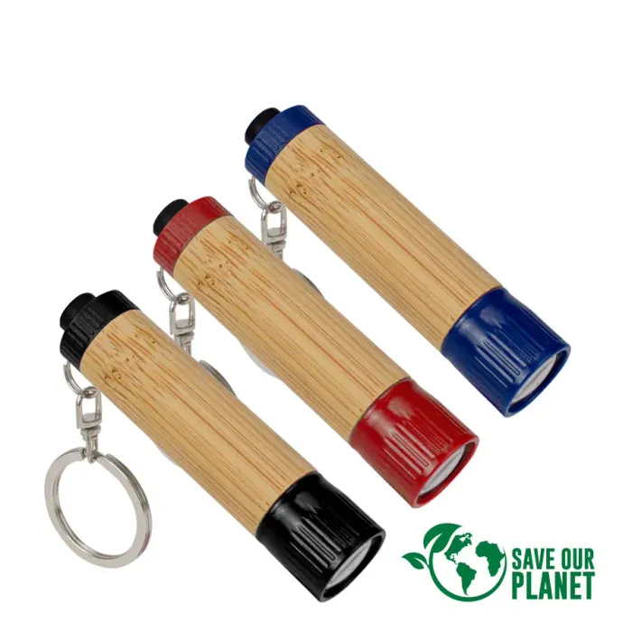 Llavero-Linterna LED cuerpo Bamboo
