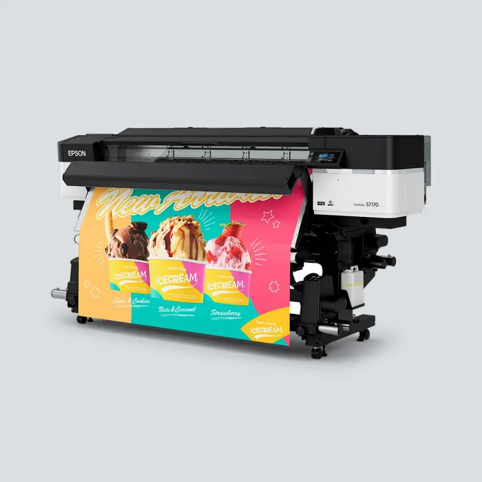 Plotter Ecosolvente Epson SureColor S7170 + Tintas