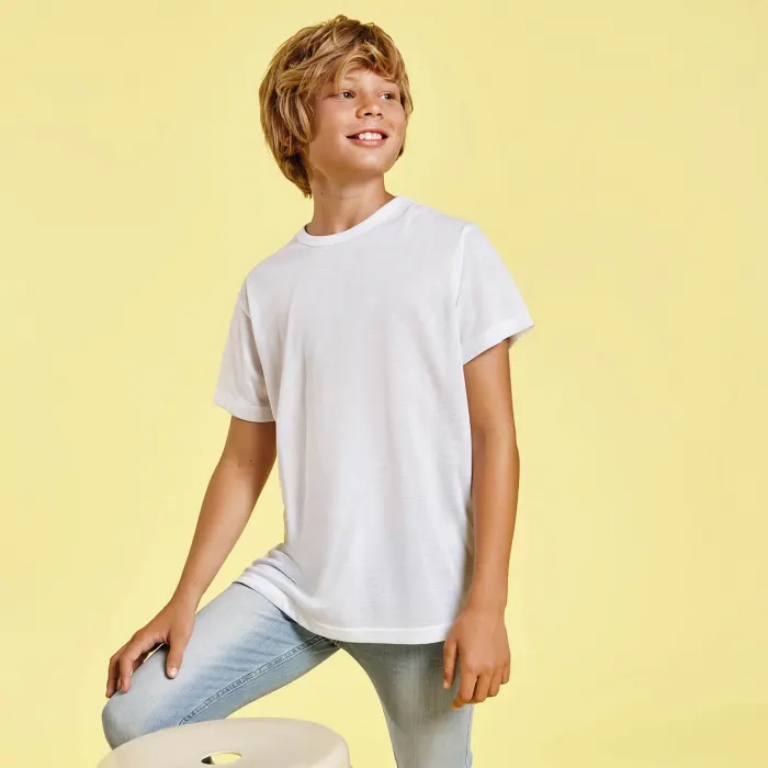 Polera Blanca Niño Sublima