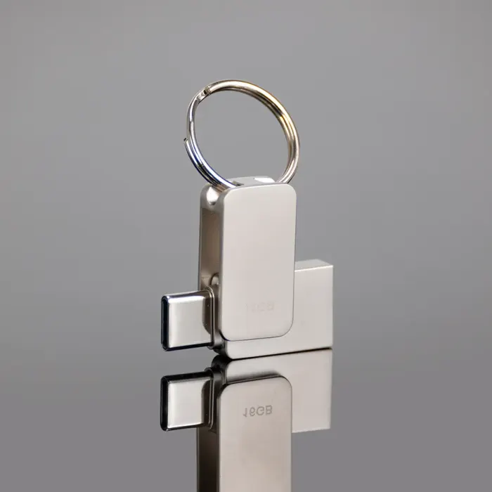 USB 3.0 Mini-Pendrive «Giro» de Acero inoxidable 16GB