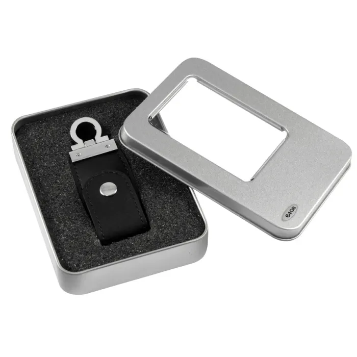USB Pendrive 64GB Llavero de Eco-cuero